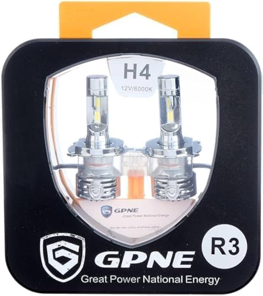 [L441] لمبه ليد طقم H4 R3 GPNE (صنع في الصين)