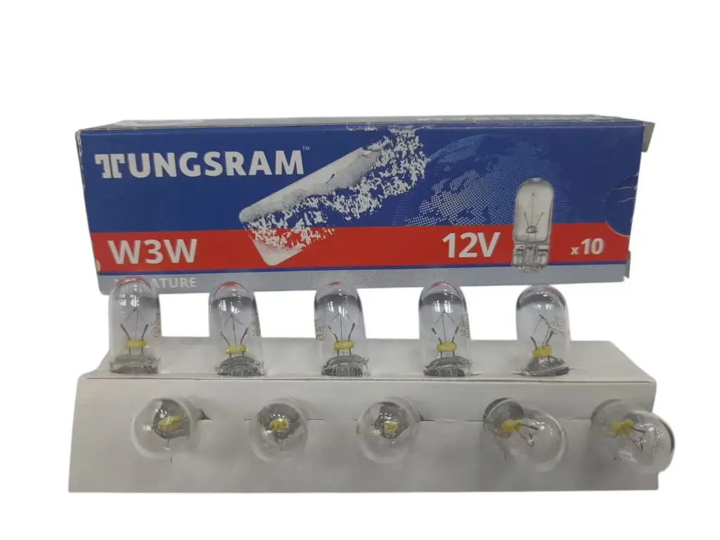 [L327] Lamp 1 Pole W3W 12V 3W [Tungsram] (Made in Hungary) (504 B10)