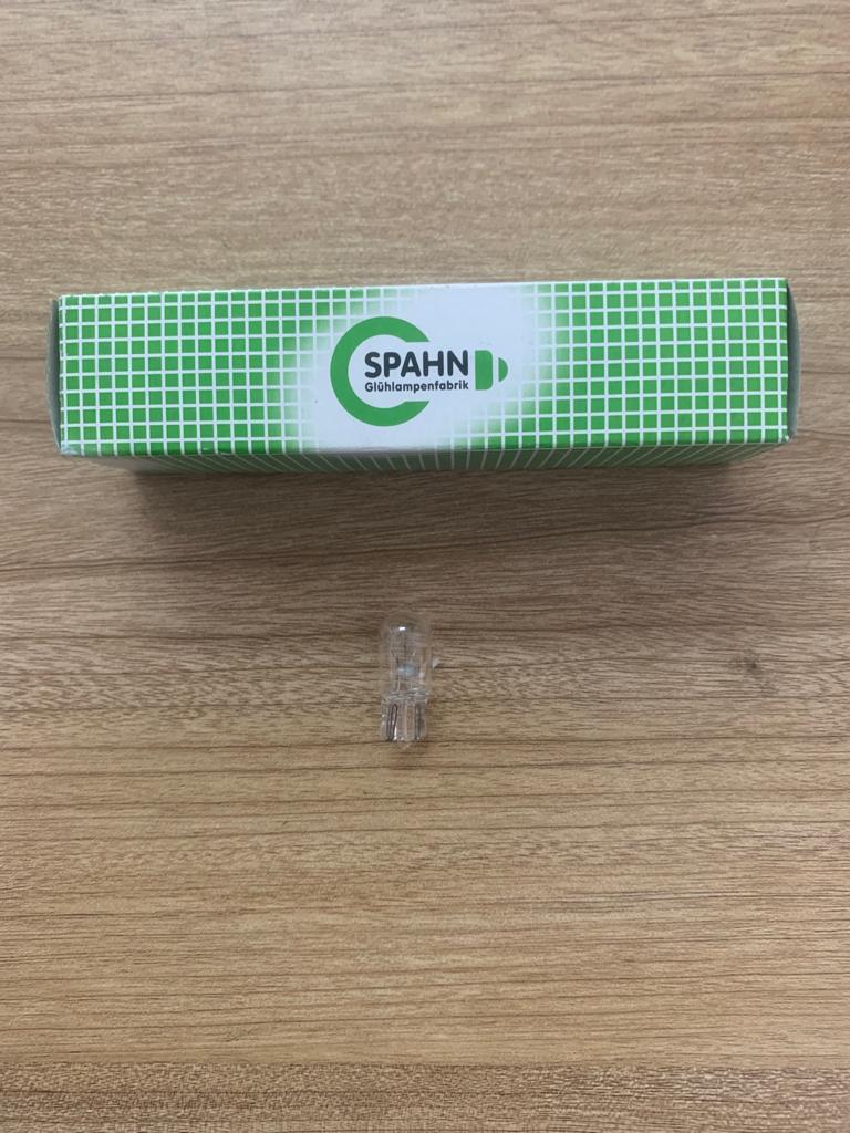 [L442] Lamp 1 Pole W5W 12V 5W [Spahn] (Made in Germany) (5221)
