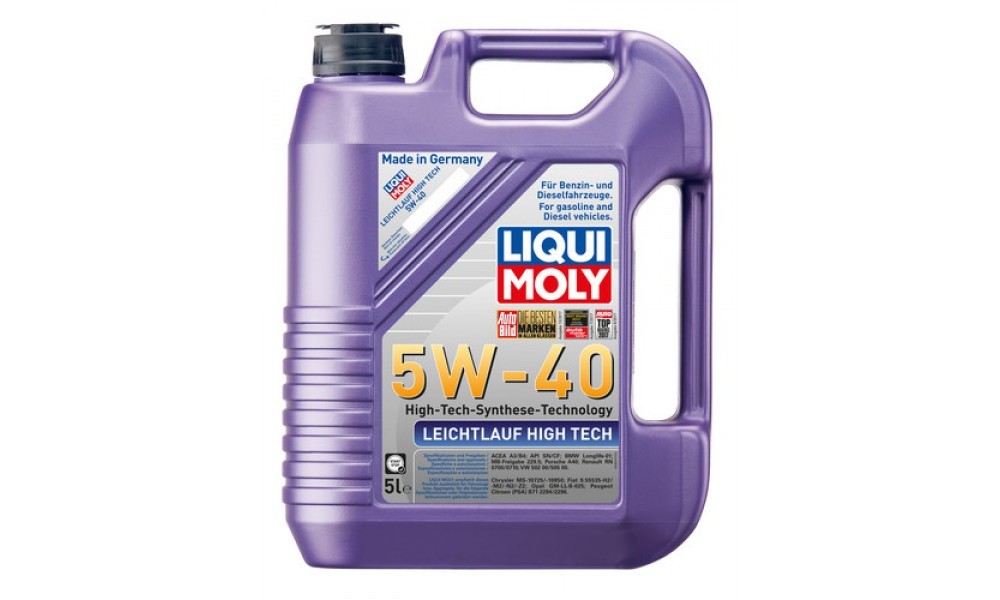 Liquimoly Engine Oil Leichtlauf High Tec 5W-40 5 liters (Made in Germany) (2328) //