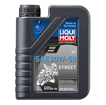 Liquimoly Motorcycle Oil 4T 20W-50 1 liter