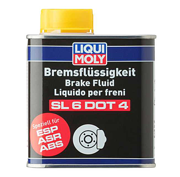 Brake Fluid SL6 DOT 4 ABS&ESP&ASR [Liquimoly] 500 ml (Made in Germany) (3086) //