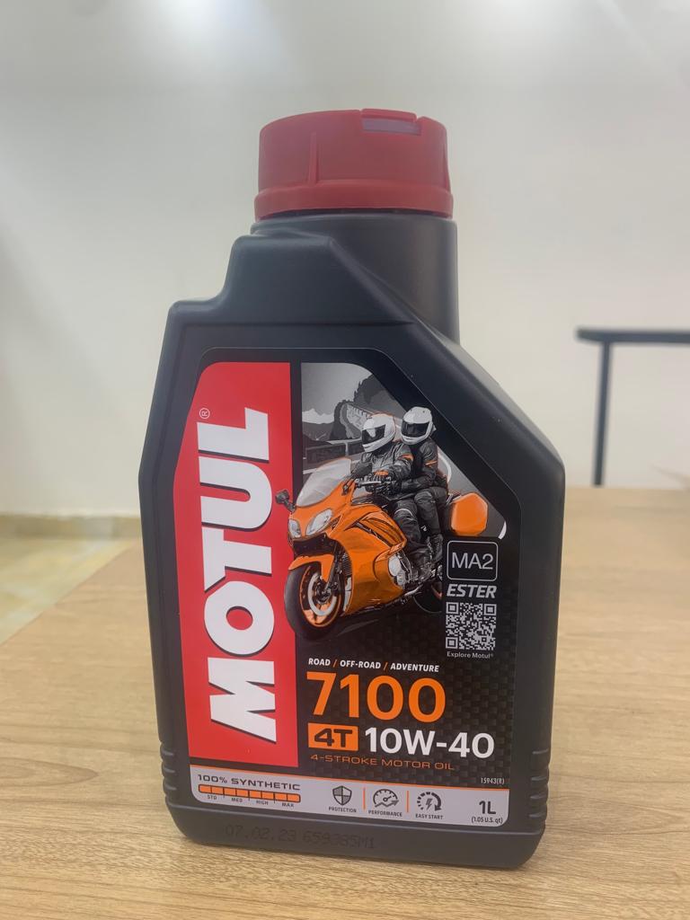 [O467] 4T 10W-40 زيت موتوسيكلات 7100 1 لتر (موتول) فرنسى