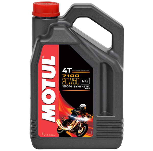 [O328] Motul Motorcycle Oil 7100 4T 20W-50 4 lt (Made in France) //