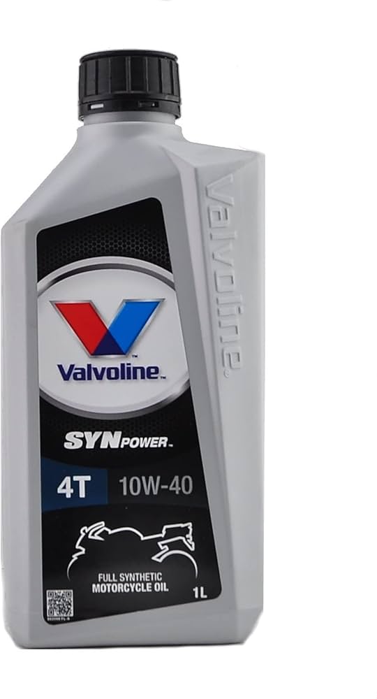 Valvoline Motorcycle Oil SYNPOWER 4T SAE 10W-40   API SG, JASO MA (1L)