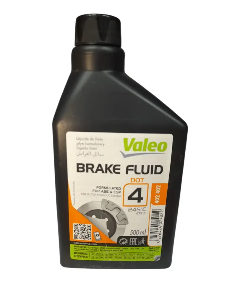 Brake Fluid Dot 4 500ml [Valeo] (made in Italy)