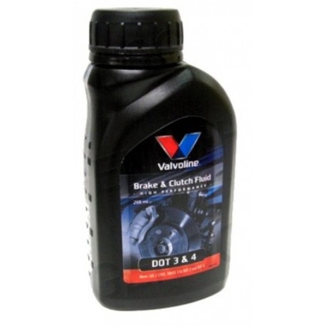 Brake & Clutch Fluid Dot 3&4 250 ml [Valvoline](made in Holland)