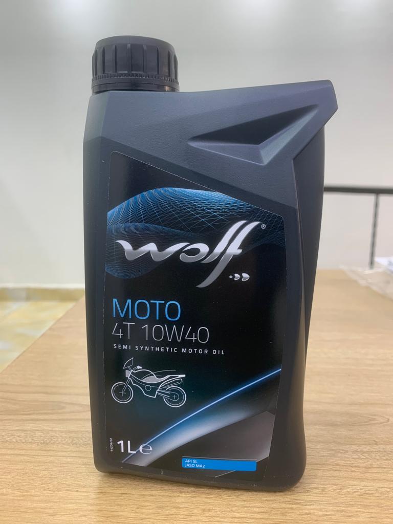 Wolf Motorcycle Oil 4T 10W-40 Chrono 1 lt (Made in Belgium)