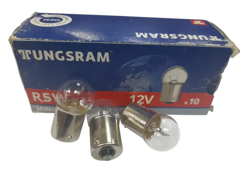 [L016] Lamp 1 Pole R5W 12V 5W BA15s [Tungsram] 