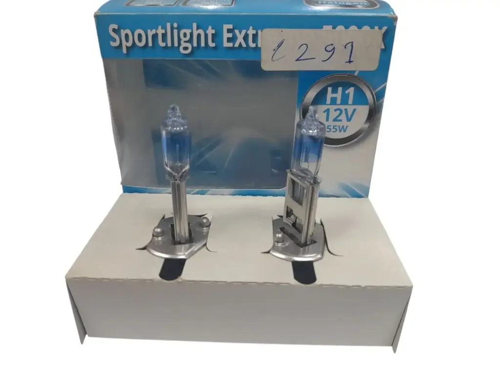 [L291] Lamp Halogen Kit Sportlight Extreme H1 12V 55W + 40%  5000K [Tungsram] (Made in Hungary) (50310SUP B2)