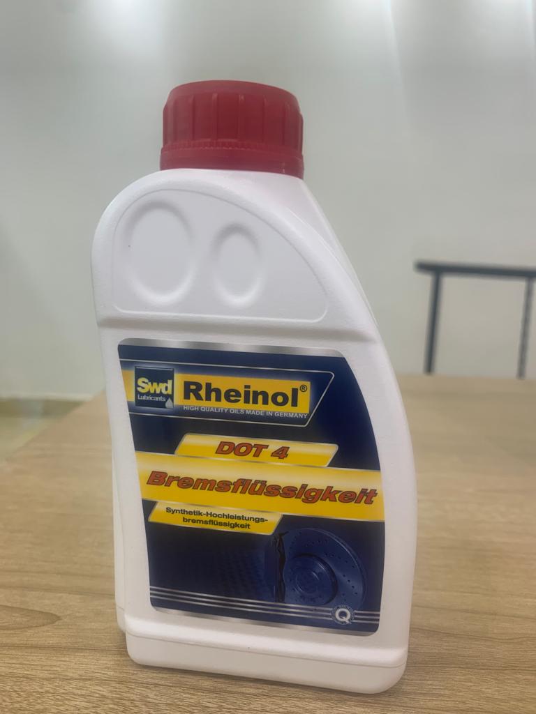 Rheinol Brake Fluid Dot 4 500ml (Made in Germany) 