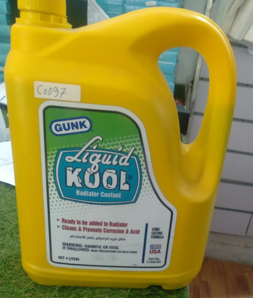 [CO097] Radiator Coolant 4 liters [Gunk] (Made in ARE) (C1530-EG)