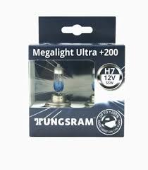 Lamp Kit Megalight H7 +200 [tungsram](made in Hungary)