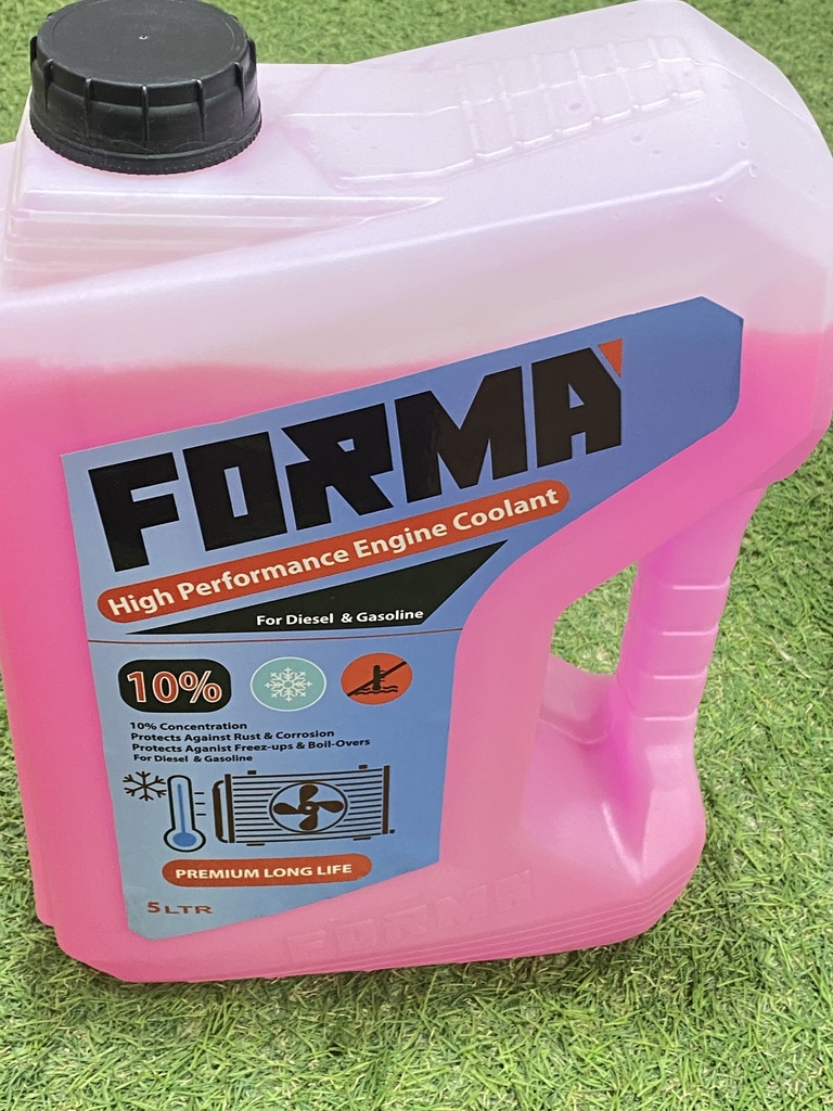 [O708] water Coolant (Forma) Red 10% 5 l