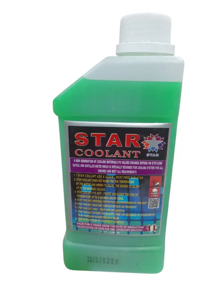 Coolant green 5% 1 liter [star](made in Egypt)