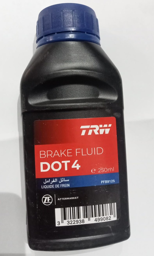 Brake Fluid DOT 4 250 ml [TRW](made in England] 