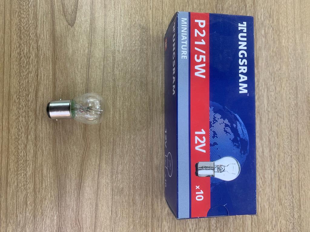 Lamp 2 Pole P21/5W 12V 21/5W [Tungsram] (Made in Hungary) (1077 B10)