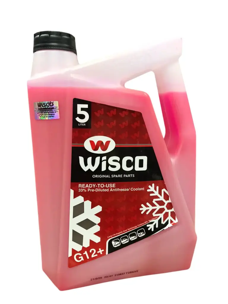 Coolant 33% Red 5 liters [Wisco](made in Turkey)