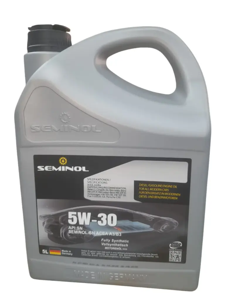 Engine Oil Fully Synthetic 5W-30 API SN 5 liters [Seminol](made in Germany)