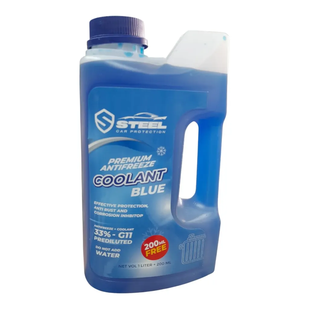 [O852] Coolant 33% Blue 1lt [Shield Steel](made in Egypt)
