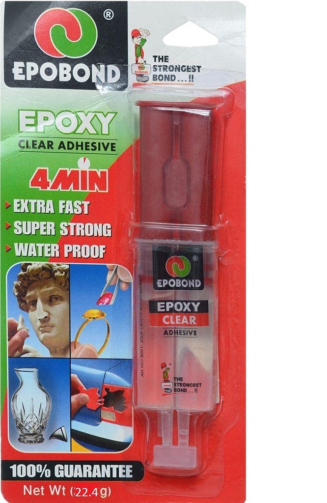 Adhesive Syringe Clear [Epobond] (Made in Egypt) //