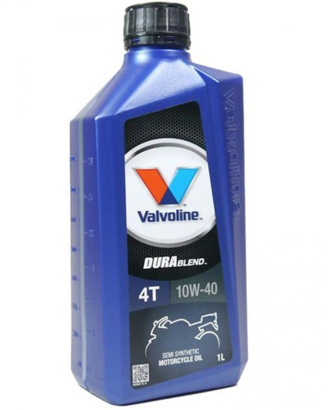 Motorcycle Oil DURABLEND semi synthetic 4T SAE 10W-40 JASO MA 1 l [Valvoline](made in Holland)