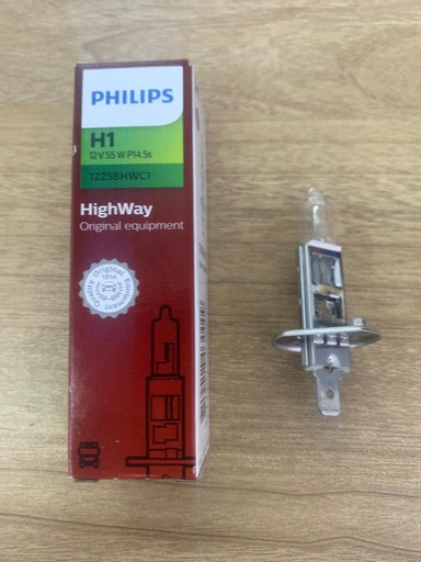[L407] Lamp H1 12V 55W [Philips] (Made in China) (CN12258HWC1)